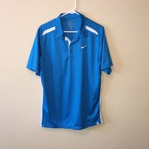 Nike dri-fit collard shirt size M